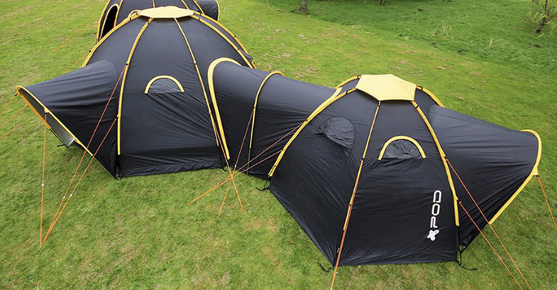 Berglandschaft Camping